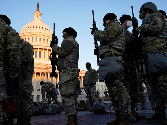 Во время инаугурации Джо Байдена в Вашингтоне будут дежурить 20 тысяч нацгвардейцев